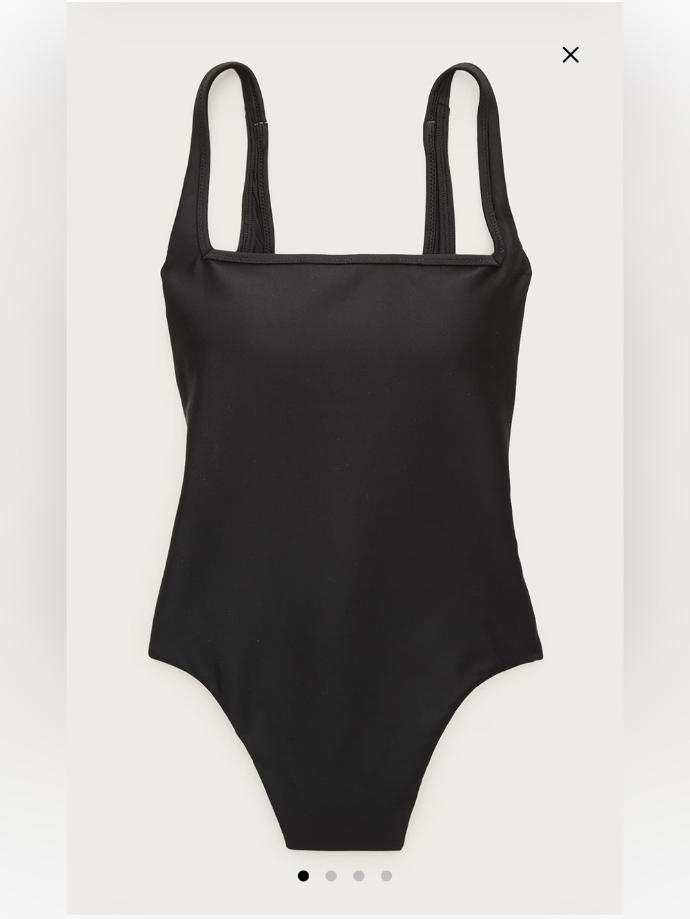 J crew retail Squareneck one-piece swim in Classic Sculpt size 8